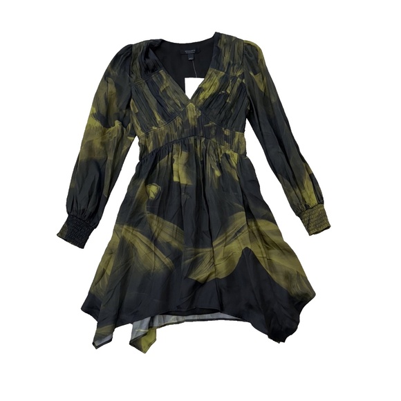 AllSaints Esta Gaia Ombre Mini Dress Size 6 (NWT) - Picture 1 of 6